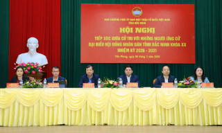 Các ứng cử viên đại biểu HĐND tỉnh Bắc Ninh tiếp xúc cử tri tại đơn vị bầu cử số 9